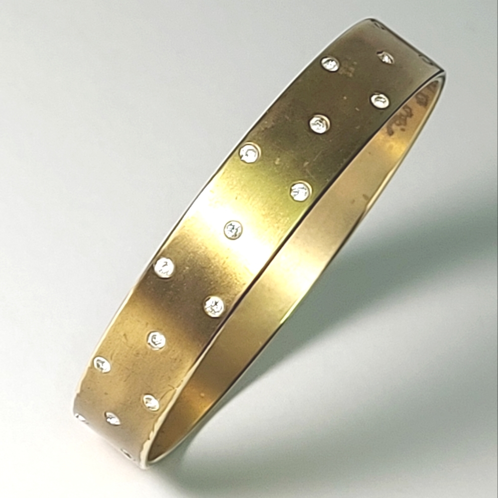 3 for $25- Vintage Diamante & Jeweler's Brass Bangle